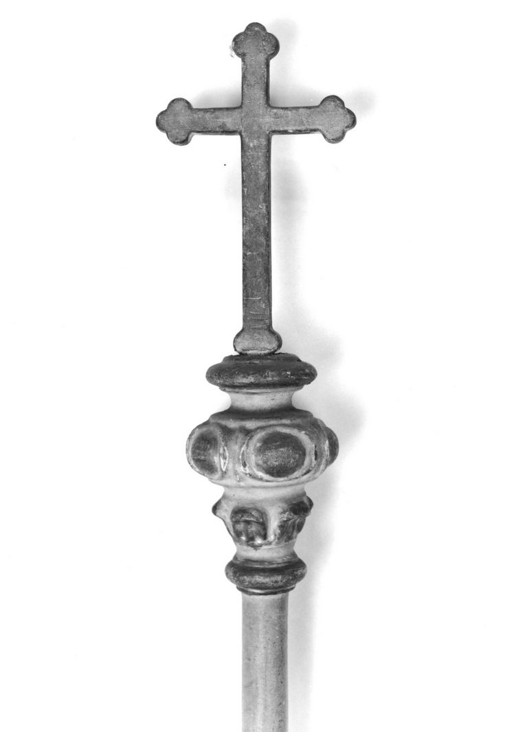 mazza processionale - bottega toscana (sec. XVIII)