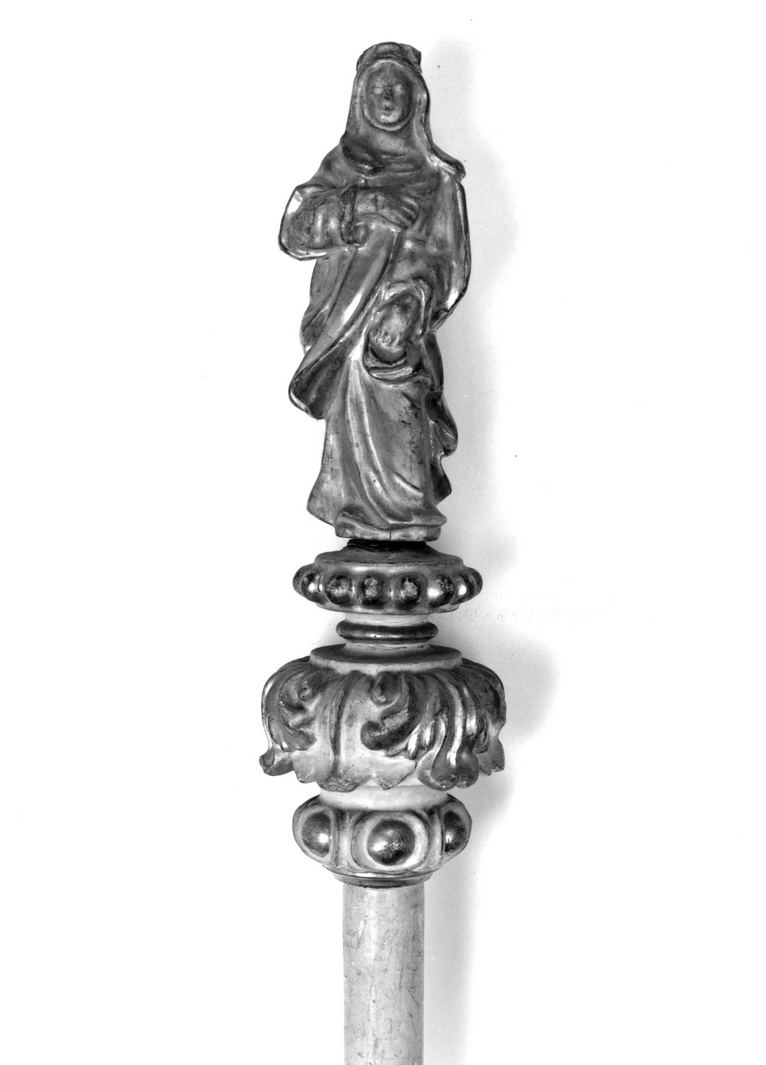 mazza processionale - bottega toscana (seconda metà sec. XVIII)