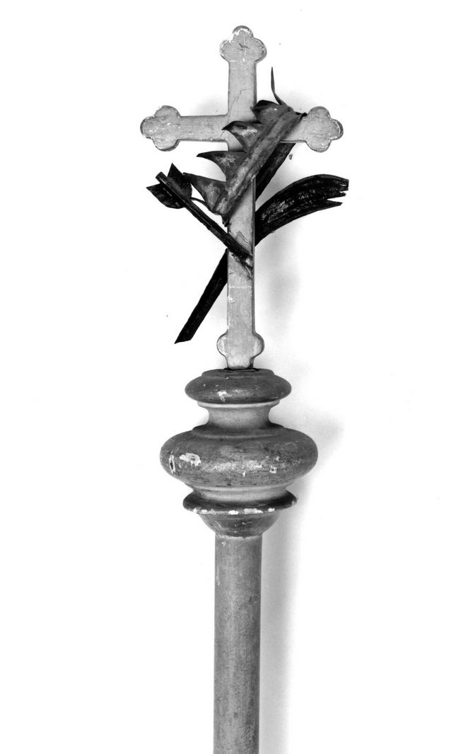 mazza processionale - bottega toscana (sec. XVIII)