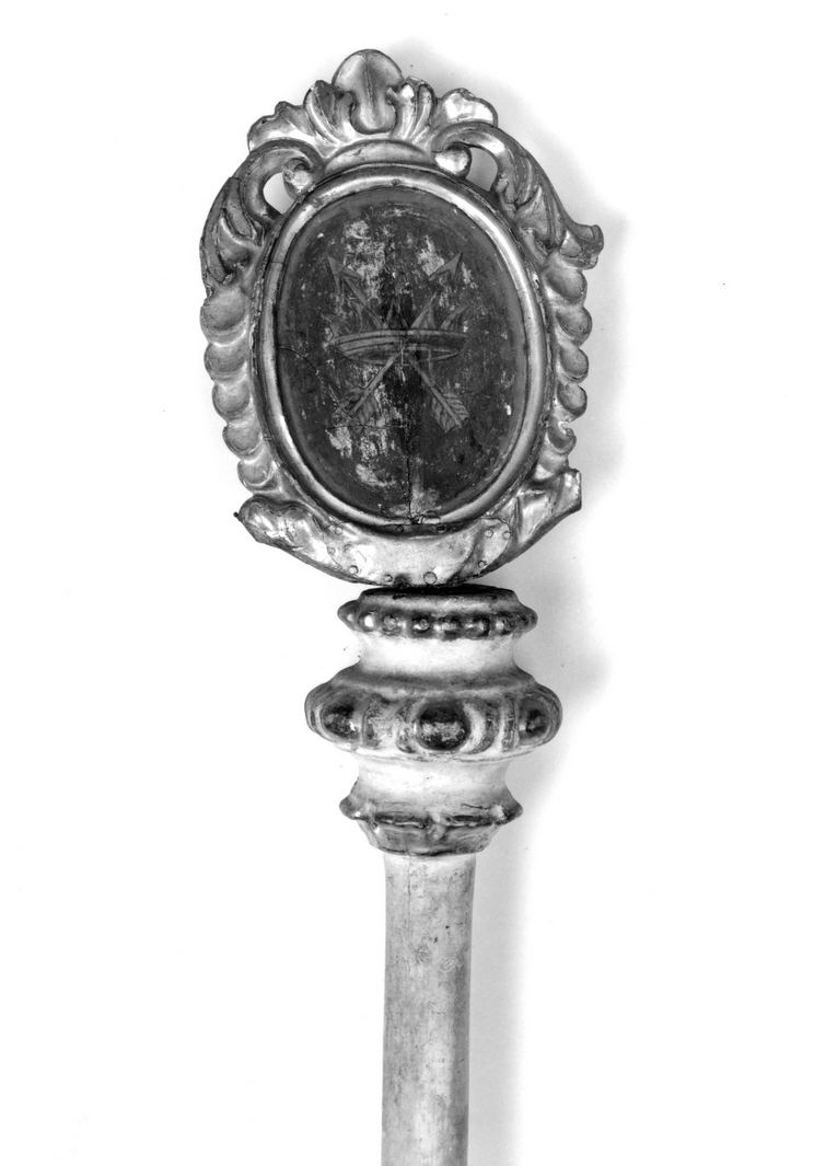 mazza processionale - bottega toscana (sec. XVIII)