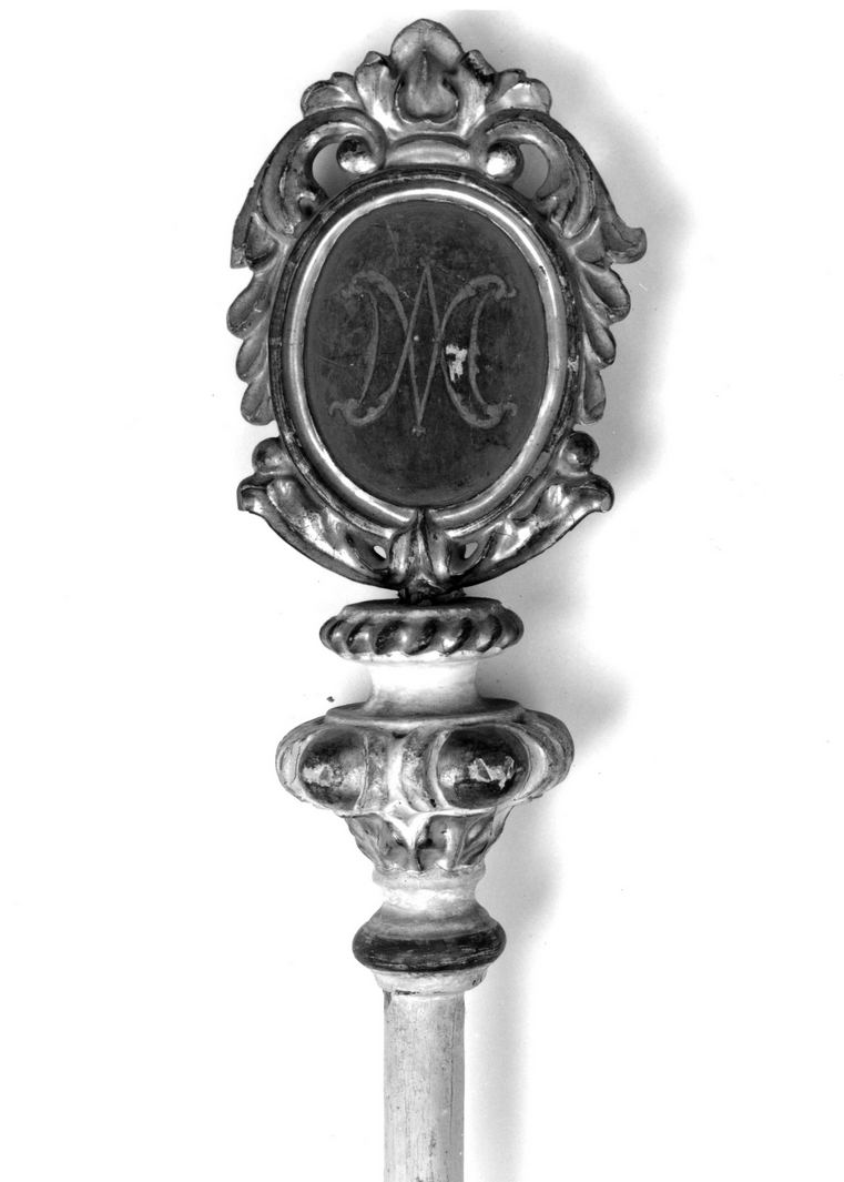 mazza processionale - bottega toscana (sec. XVIII)