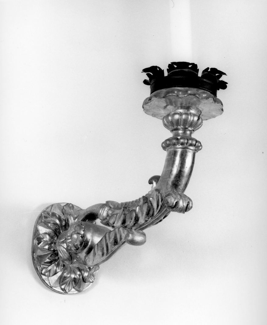 candeliere da parete - bottega senese (sec. XIX)