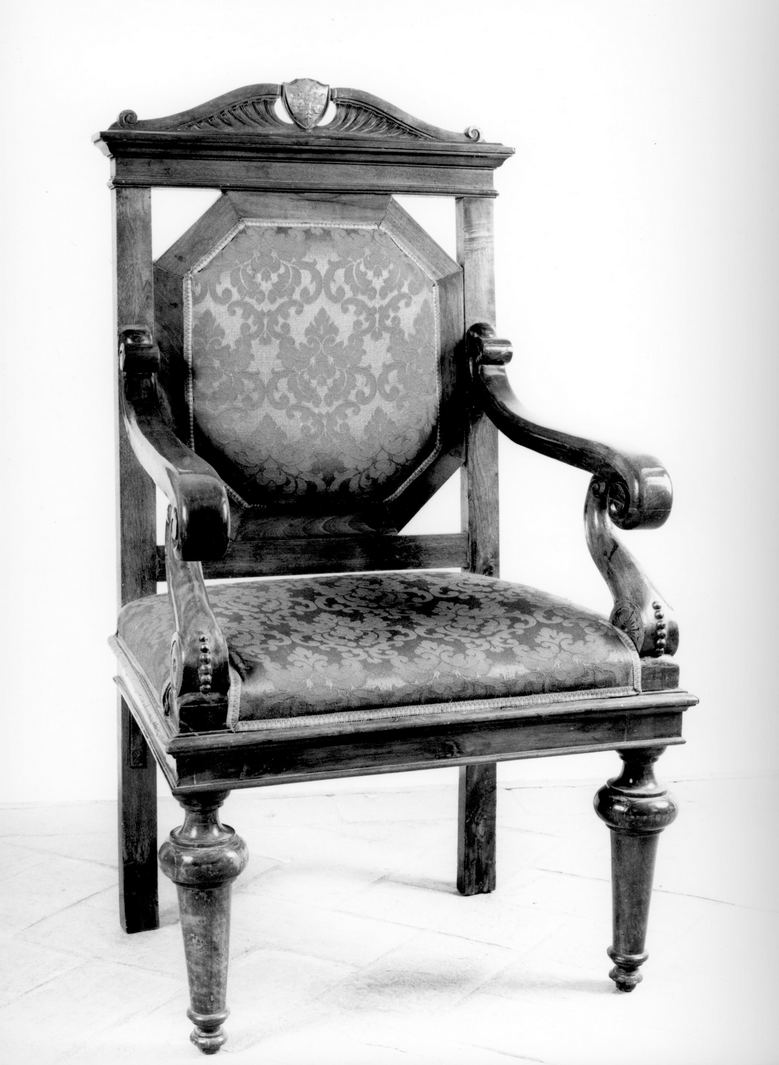 poltrona, serie - bottega toscana (sec. XX)