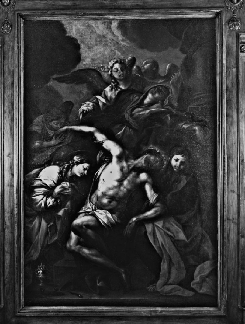 Cristo deposto dalla croce (dipinto, elemento d'insieme) di Nasini Giuseppe Nicola (inizio sec. XVIII)