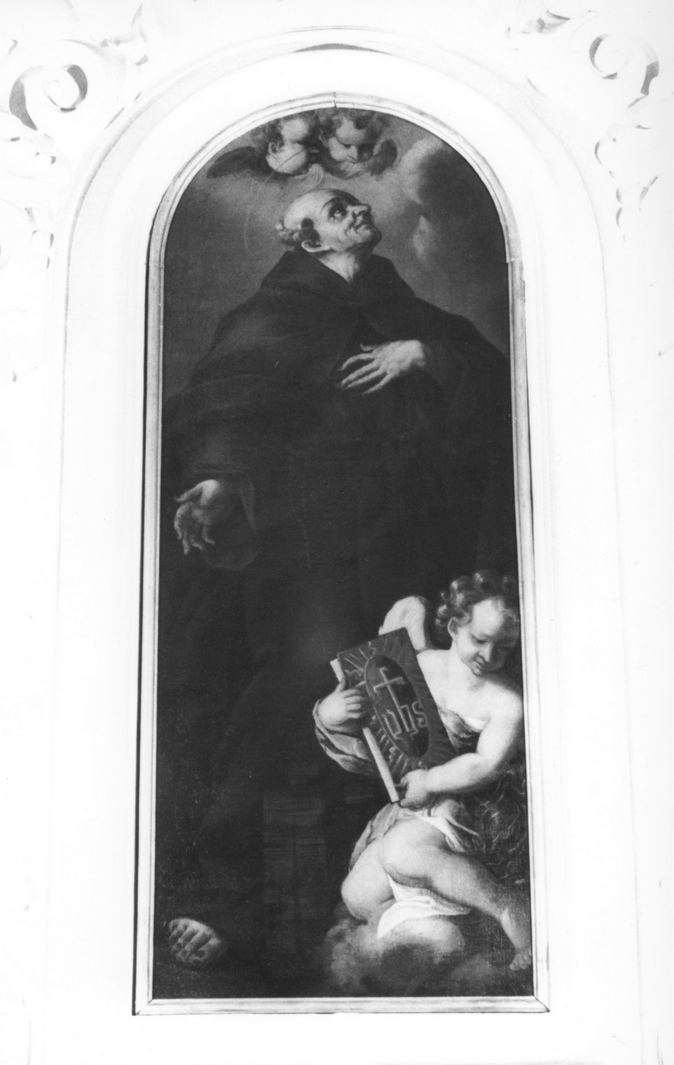 San Bernardino da Siena (dipinto, elemento d'insieme) di Nasini Giuseppe Nicola (primo quarto sec. XVIII)