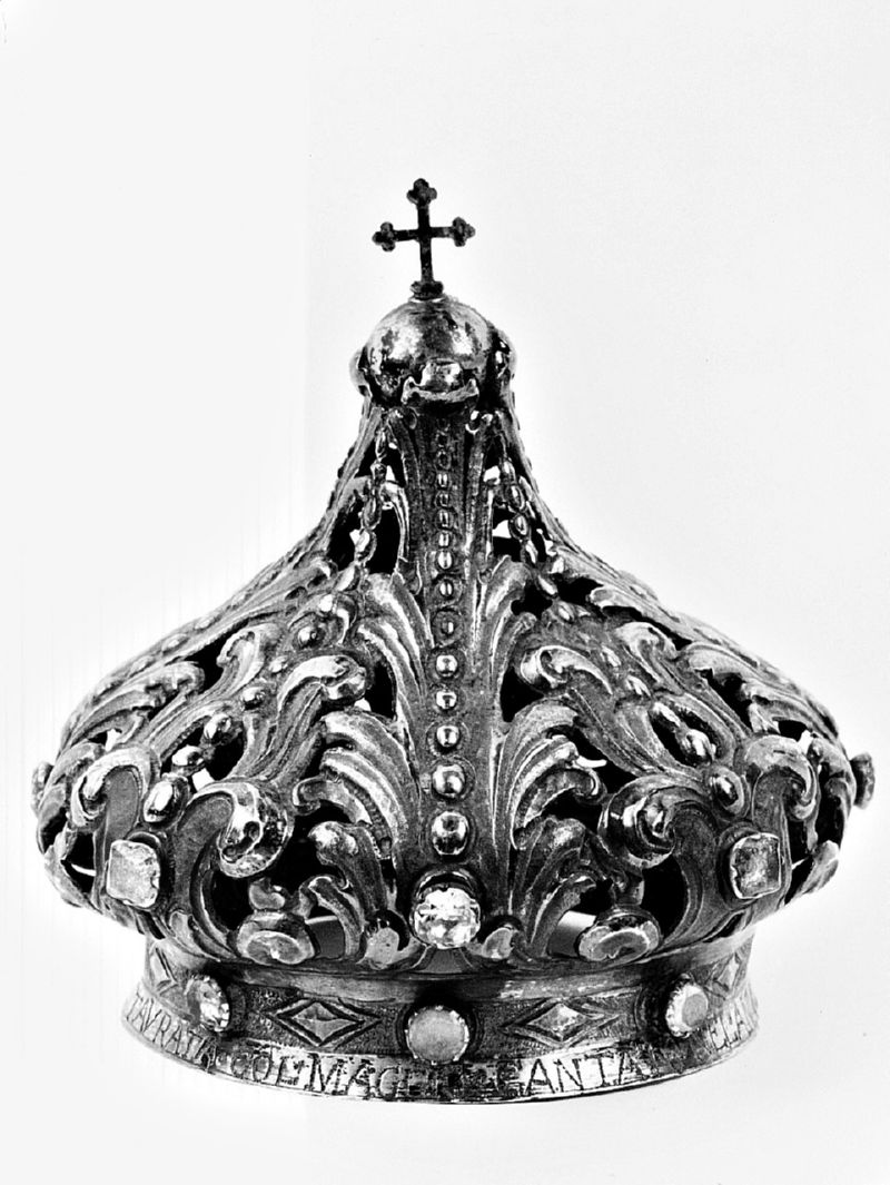 corona da statua, elemento d'insieme - bottega fiorentina (sec. XVIII)