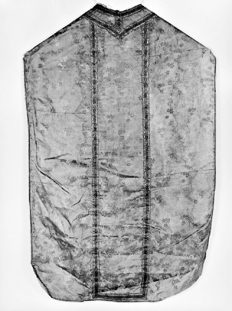 motivi decorativi floreali (pianeta) - manifattura italiana (fine/inizio secc. XVII/ XVIII)