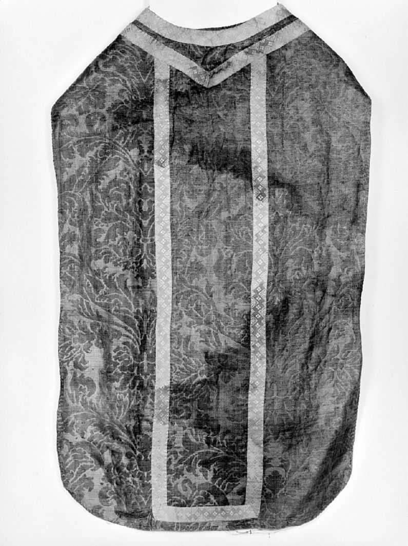 motivi decorativi floreali (pianeta) - manifattura toscana (prima metà sec. XIX)