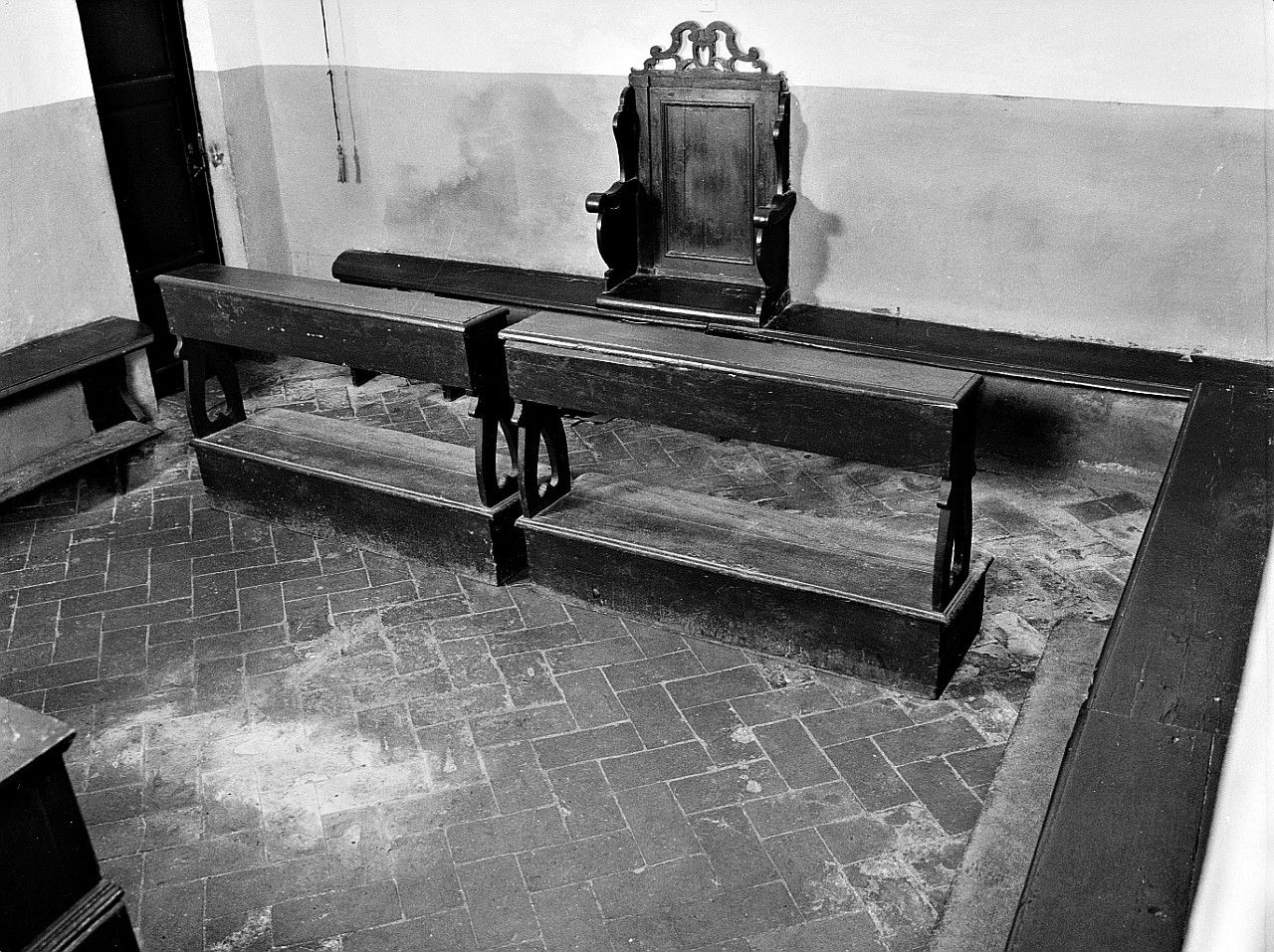 sedia - bottega toscana (seconda metà sec. XIX)