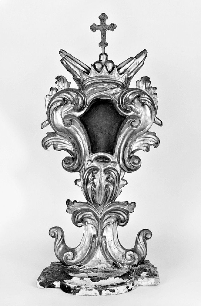 reliquiario - a ostensorio - bottega toscana (prima metà sec. XVIII)