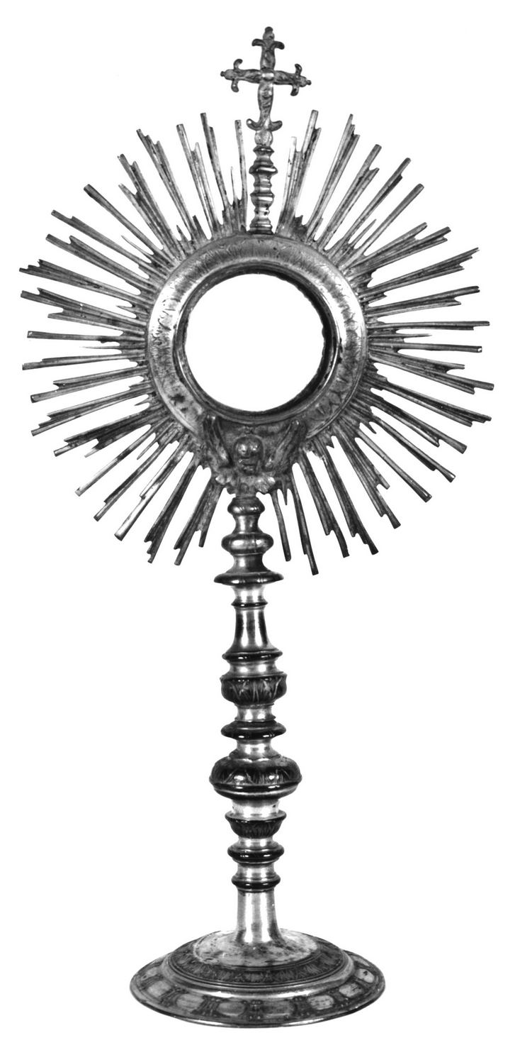 ostensorio - a raggiera - bottega toscana (seconda metà sec. XVIII)