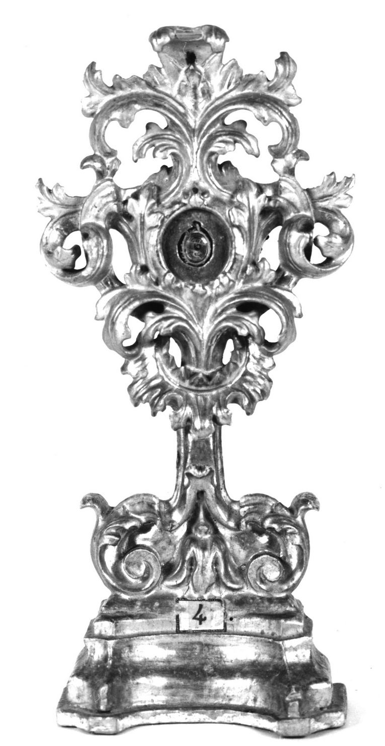 reliquiario - a ostensorio - bottega toscana (sec. XVIII)