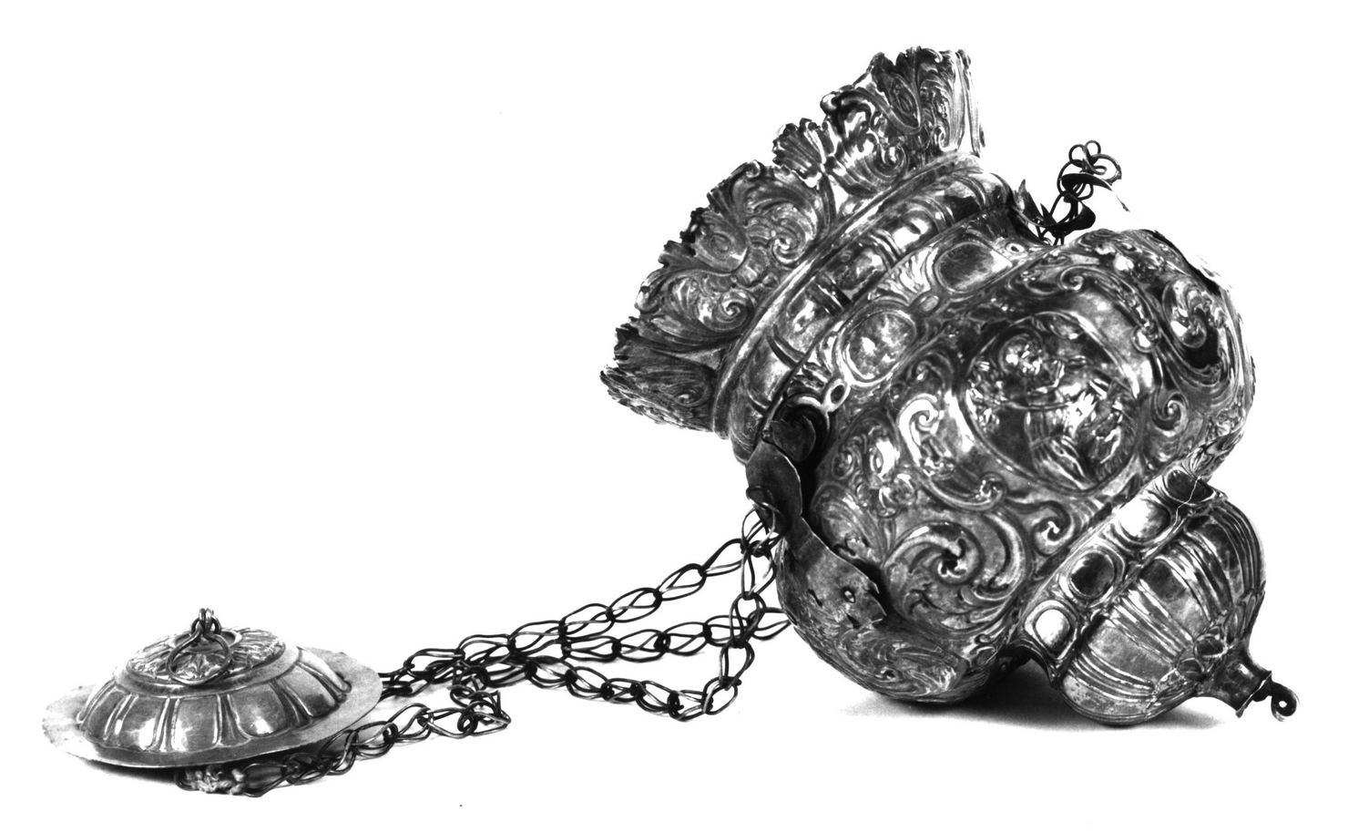 lampada pensile - bottega romana (sec. XVIII)