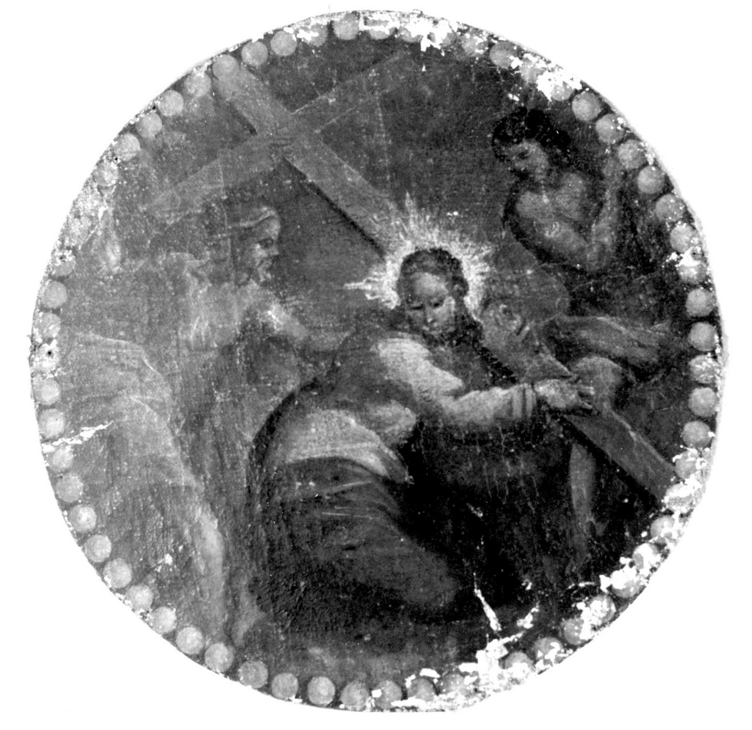 salita di Cristo al monte Calvario (dipinto, elemento d'insieme) - ambito toscano (sec. XVIII)
