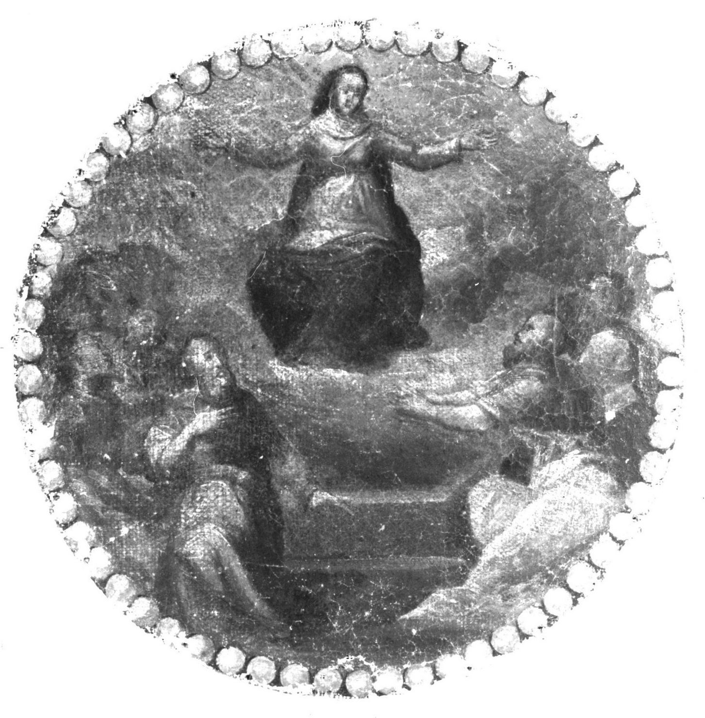 assunzione della Madonna (dipinto, elemento d'insieme) - ambito toscano (sec. XVIII)