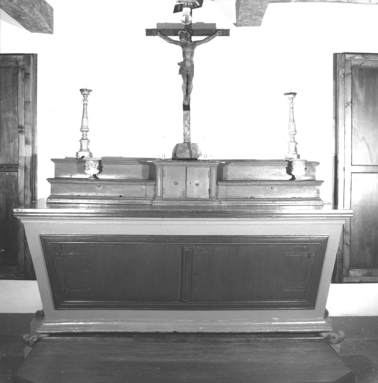 mobile da sacrestia, insieme - bottega toscana (secc. XVIII/ XIX)