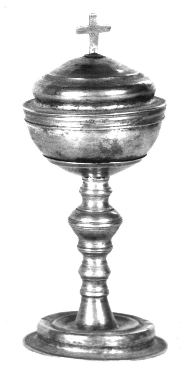 pisside da viatico - bottega romana (seconda metà sec. XVIII)