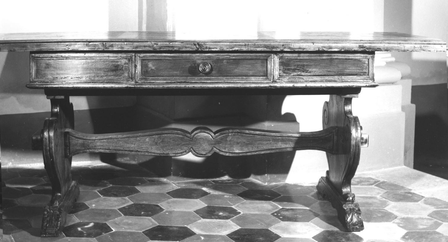tavolo - bottega toscana (sec. XIX)