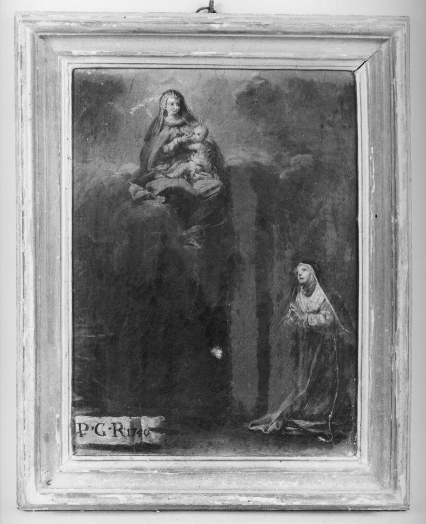 ricevimento di una grazia (ex voto) - ambito toscano (secondo quarto sec. XVIII)