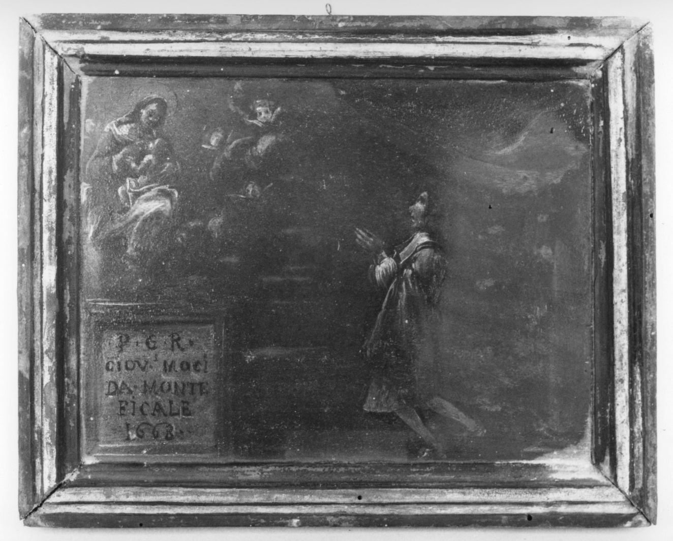 ricevimento di una grazia (ex voto) - ambito toscano (sec. XVII)