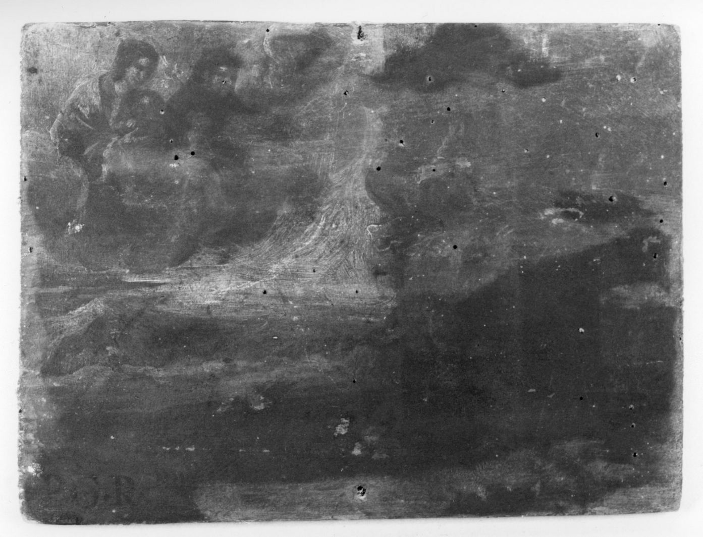 ricevimento di una grazia (ex voto) - ambito toscano (prima metà sec. XVIII)