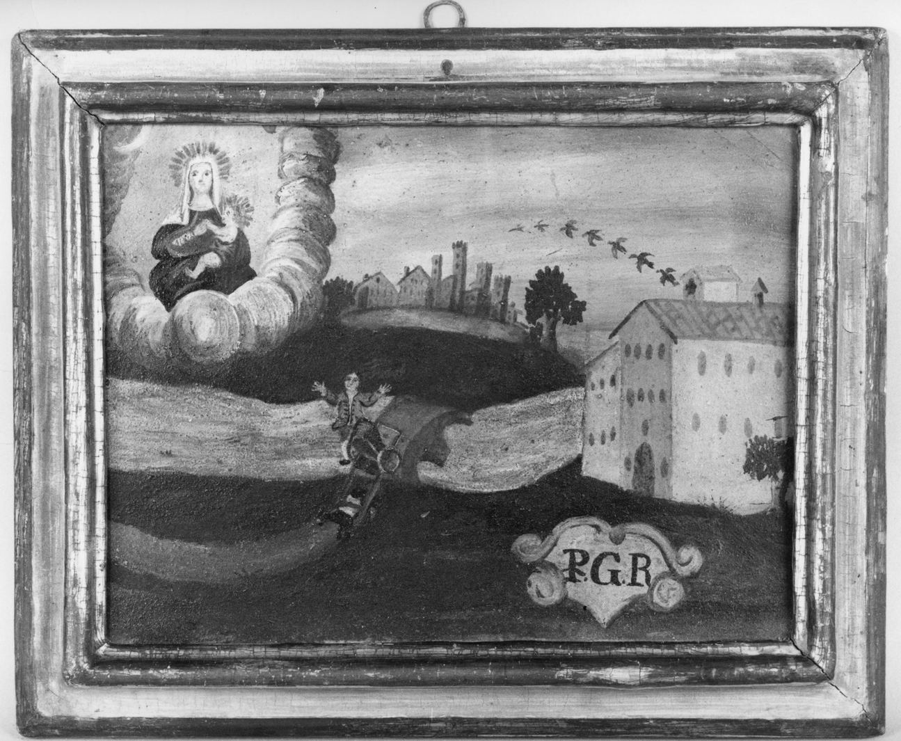 ricevimento di una grazia (ex voto) - ambito toscano (sec. XVIII)