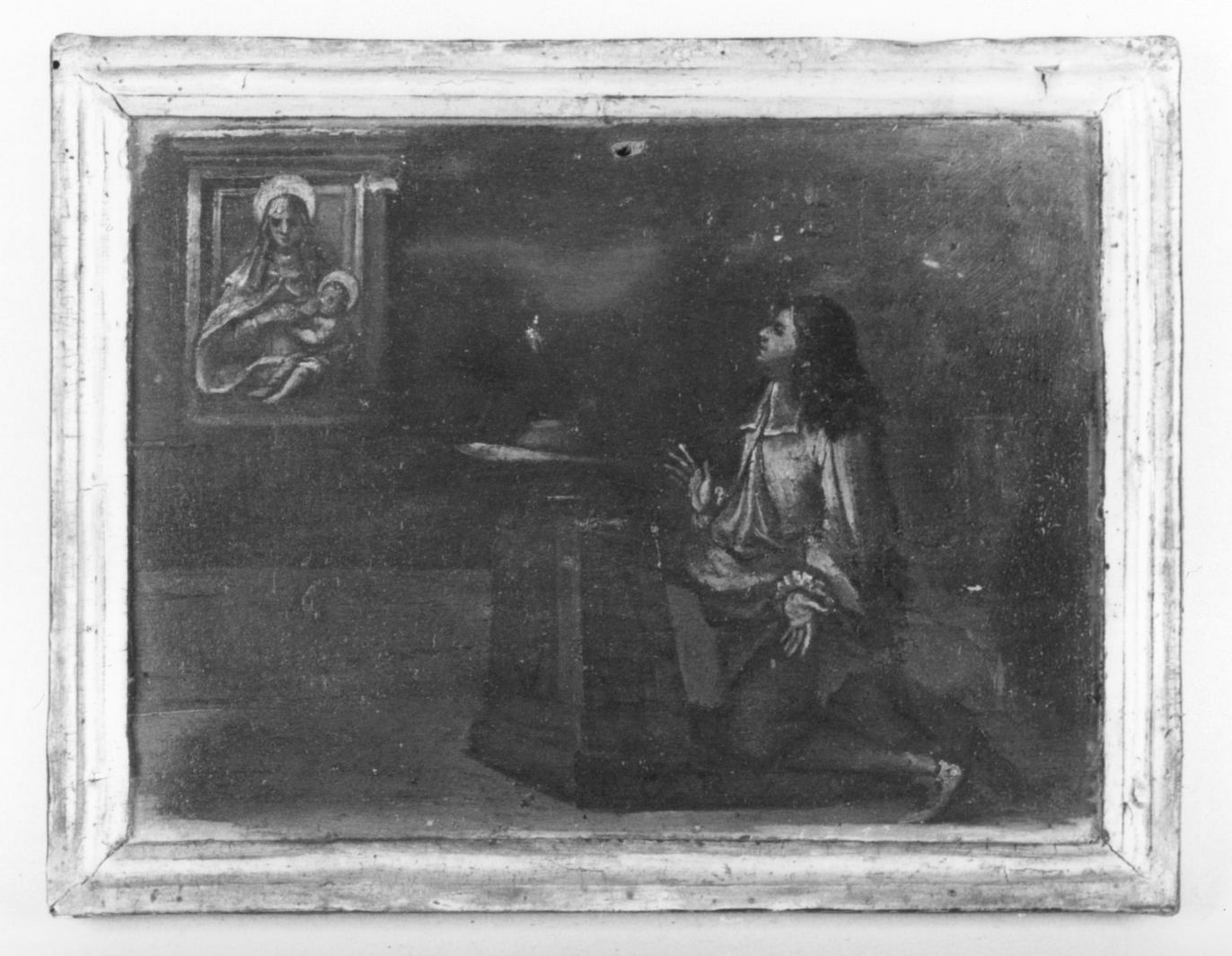 ricevimento di una grazia (ex voto) - ambito toscano (sec. XVII)