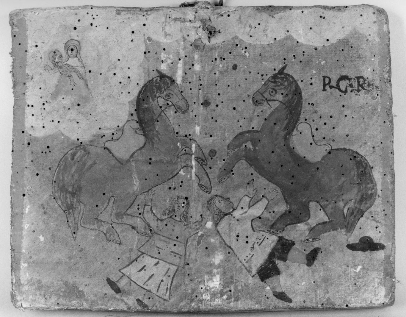 ricevimento di una grazia (ex voto) - ambito toscano (sec. XVIII)