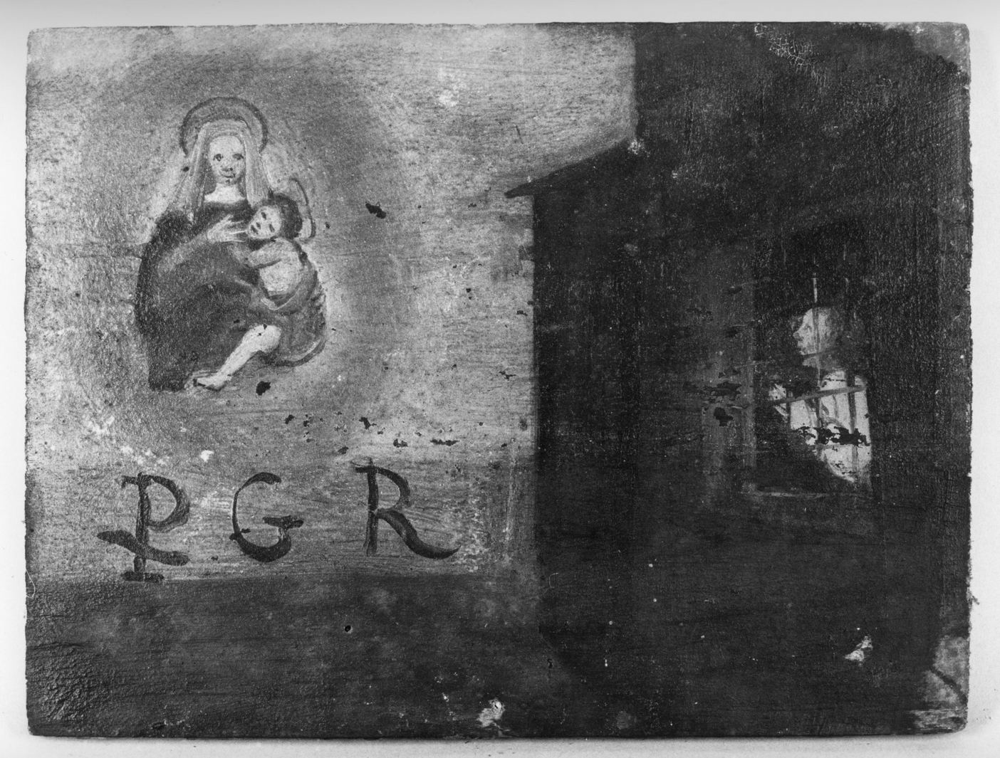 ricevimento di una grazia (ex voto) - ambito toscano (prima metà sec. XVIII)