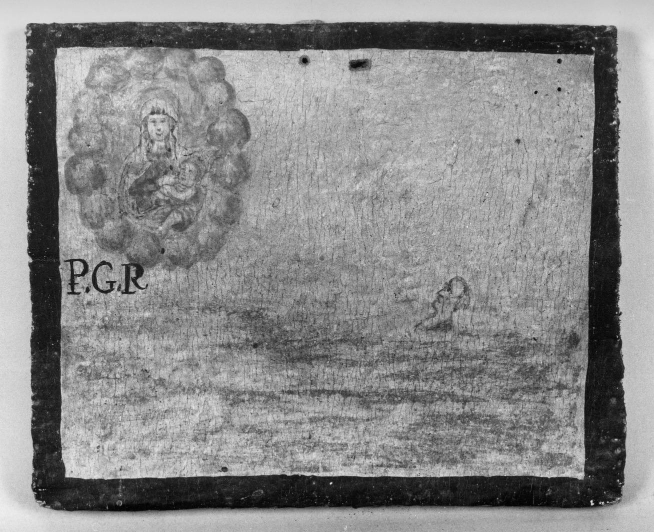 ricevimento di una grazia (ex voto) - ambito toscano (prima metà sec. XVIII)