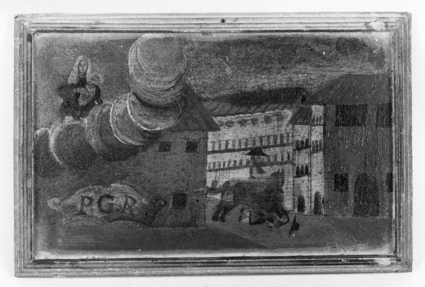 ricevimento di una grazia (ex voto) - ambito toscano (sec. XVIII)