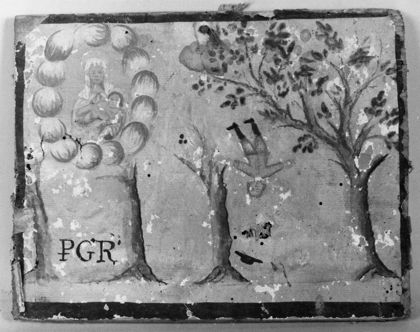 ricevimento di una grazia (ex voto) - ambito toscano (inizio sec. XVIII)