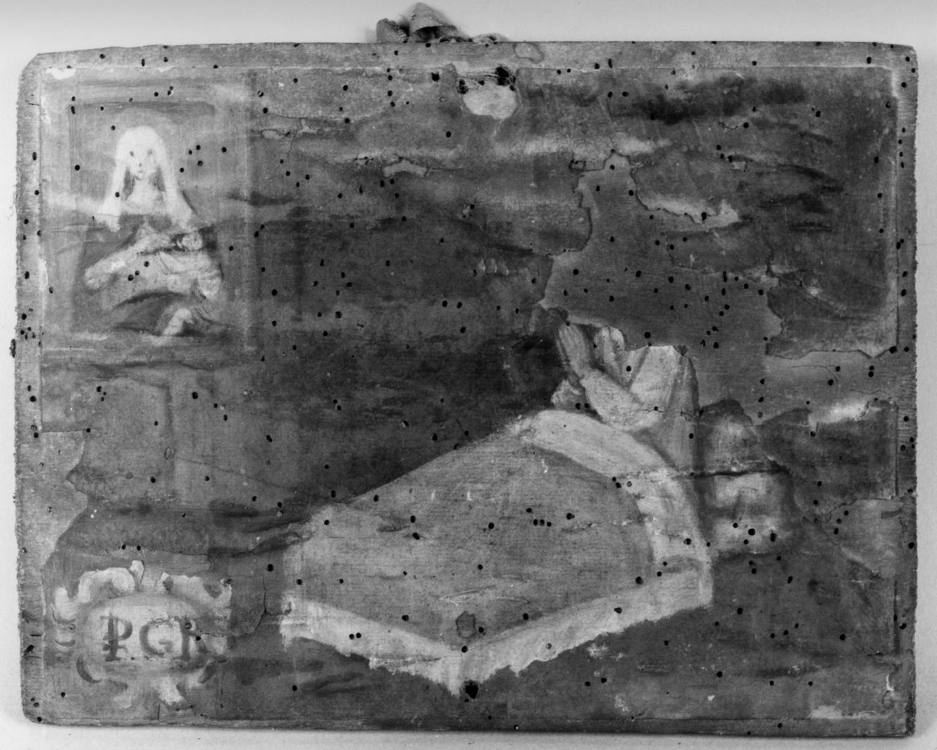 ricevimento di una grazia (ex voto) - ambito toscano (prima metà sec. XVIII)