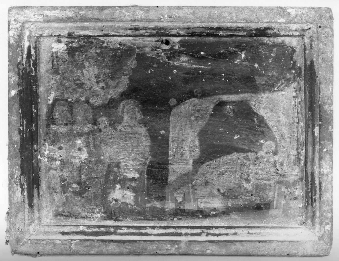 ricevimento di una grazia (ex voto) - ambito toscano (prima metà sec. XVIII)