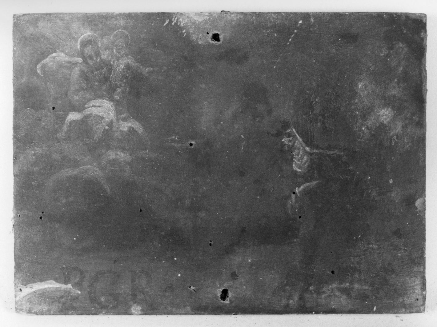 ricevimento di una grazia (ex voto) - ambito toscano, ambito toscano (prima metà sec. XVIII)