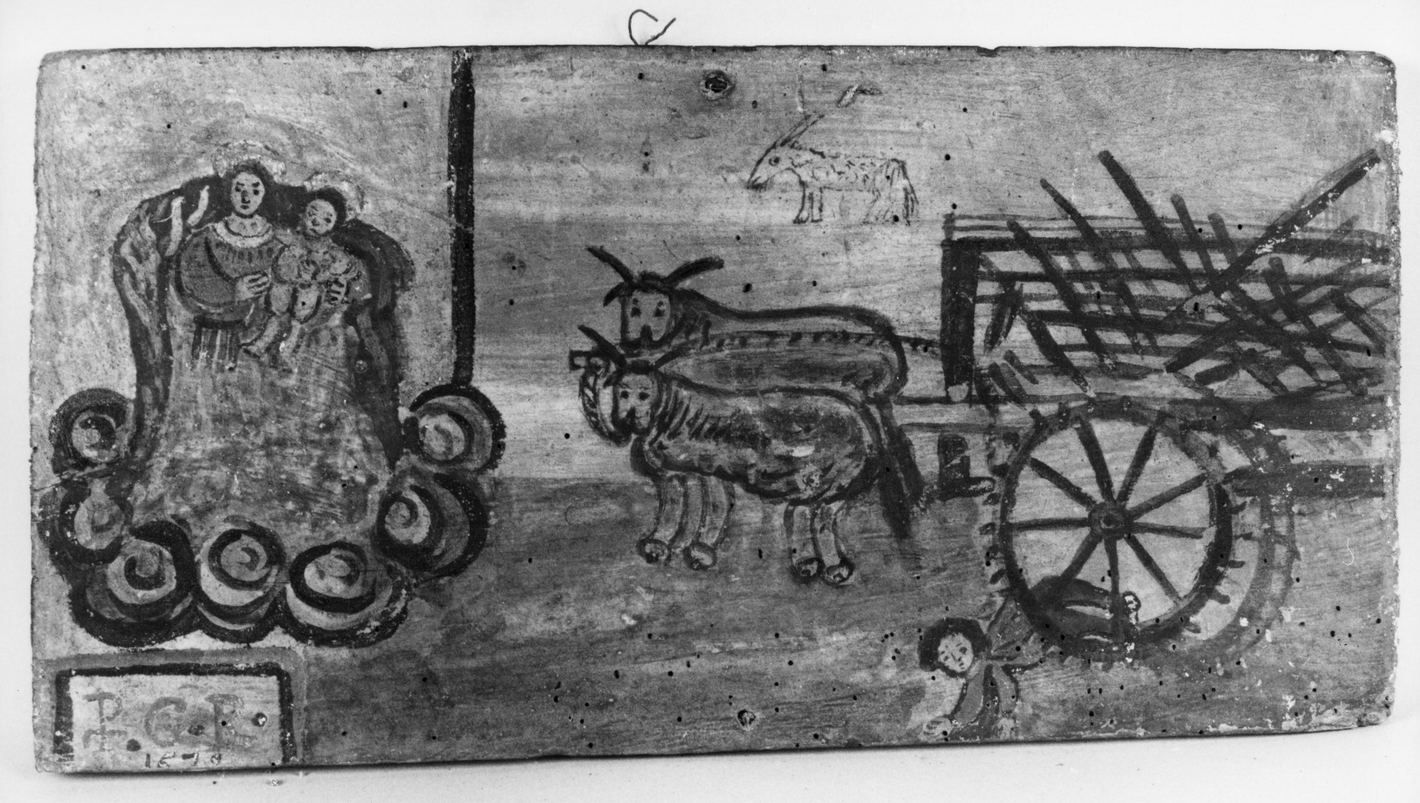 ricevimento di una grazia (ex voto) - ambito toscano (sec. XVII)