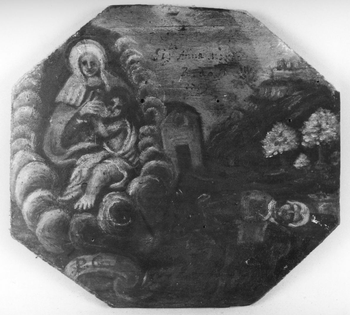 ricevimento di una grazia (ex voto) - ambito toscano (sec. XVIII)