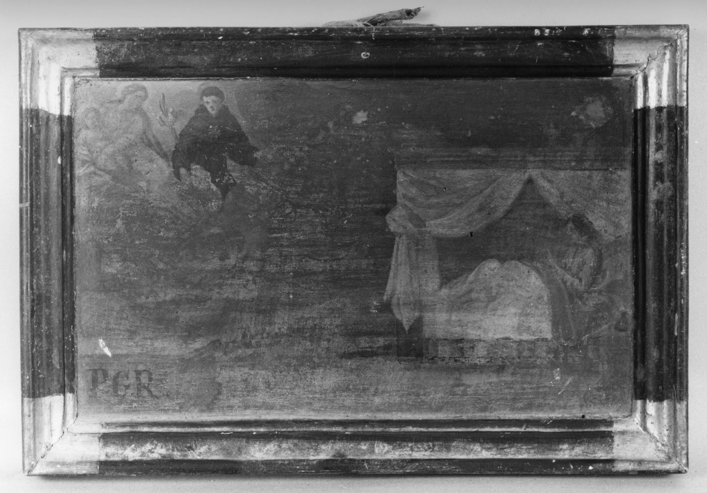 ricevimento di una grazia (ex voto) - ambito toscano (primo quarto sec. XVIII)