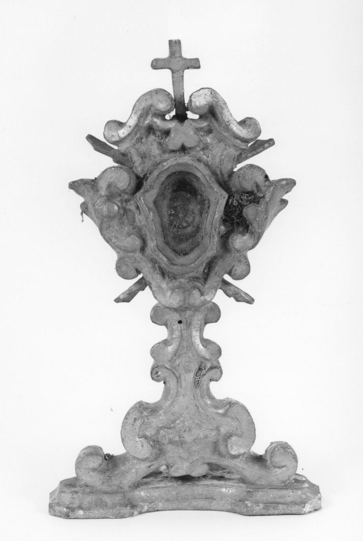 reliquiario - a ostensorio, serie - manifattura toscana (sec. XVIII)