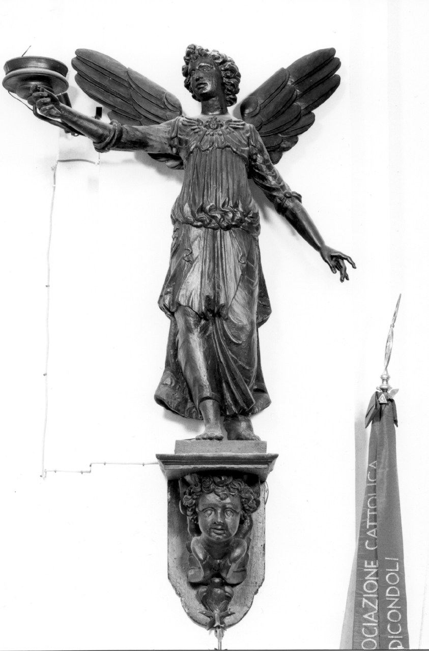 candelabro, serie di Arrighetti Domenico detto Cavedone (primo quarto sec. XVII)