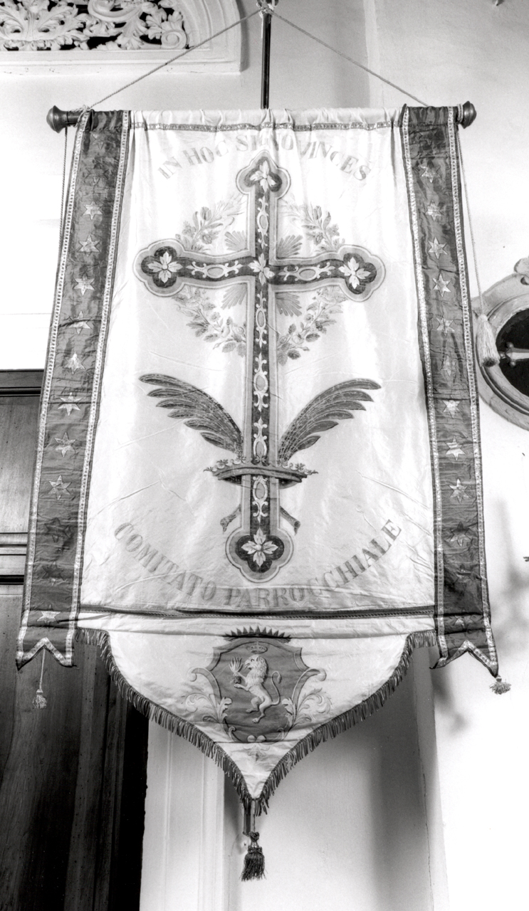 stendardo processionale - bottega senese (primo quarto sec. XX)