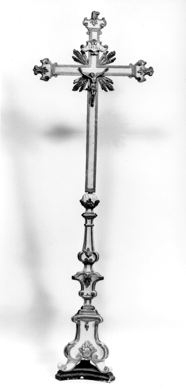 croce d'altare - bottega senese (seconda metà sec. XVIII)