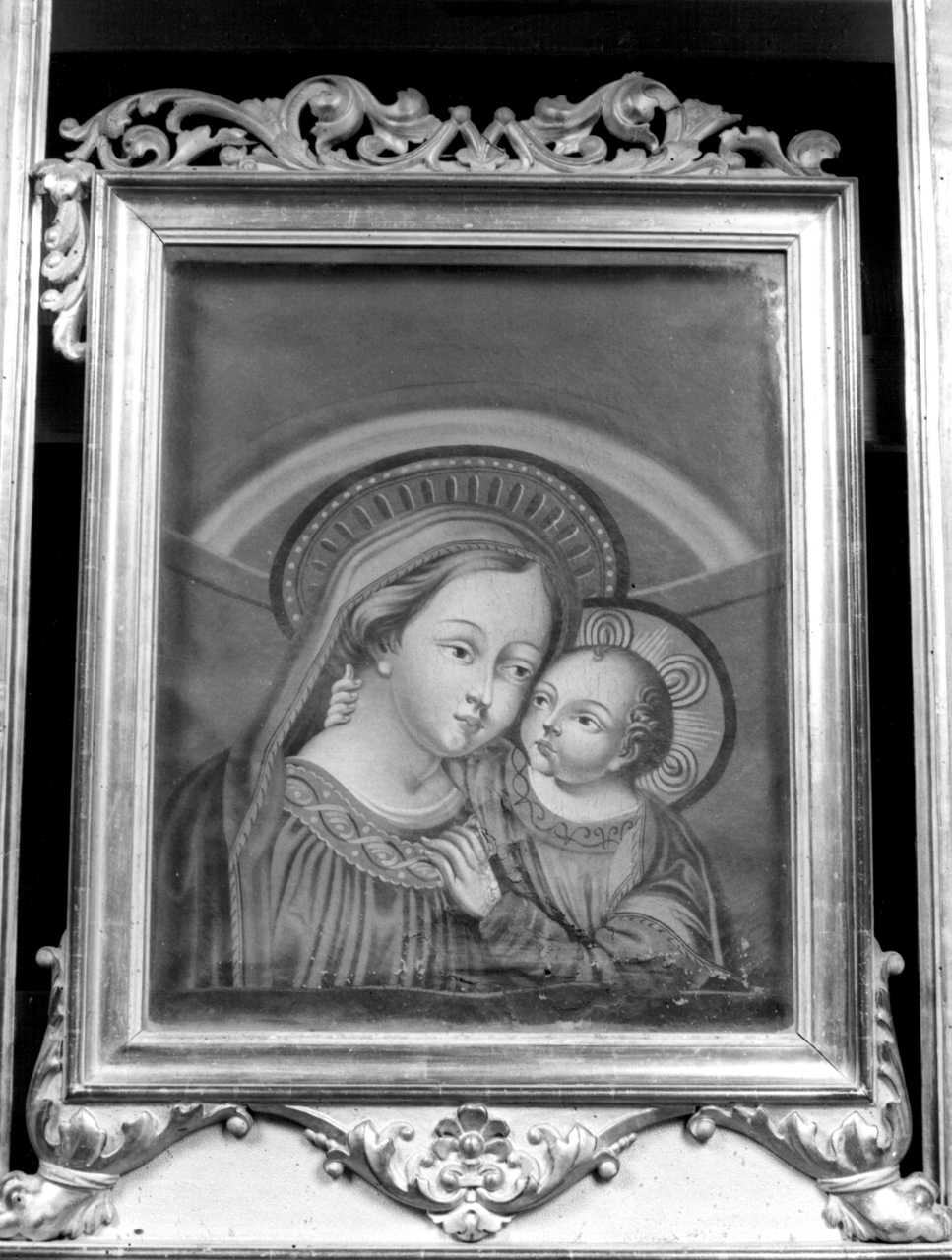 Madonna con Bambino (dipinto) - bottega senese (seconda metà sec. XIX)