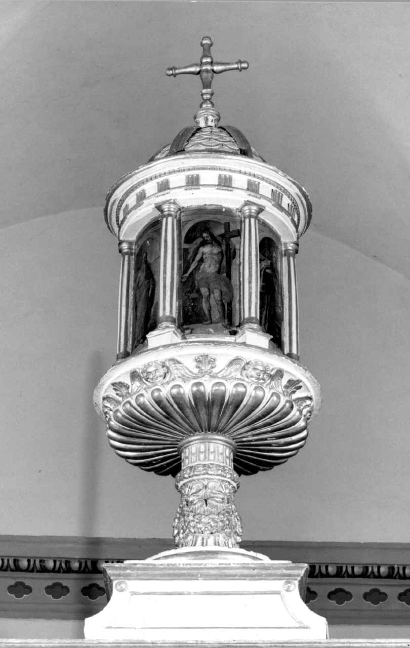 edicola del Sacramento di Cafaggi Domenico detto Capo, Casolani Alessandro (e aiuti) (fine sec. XVI)