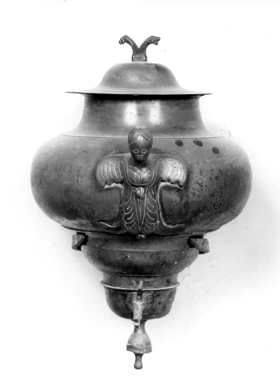 acquamanile - bottega toscana (fine/inizio secc. XVI/ XVII)