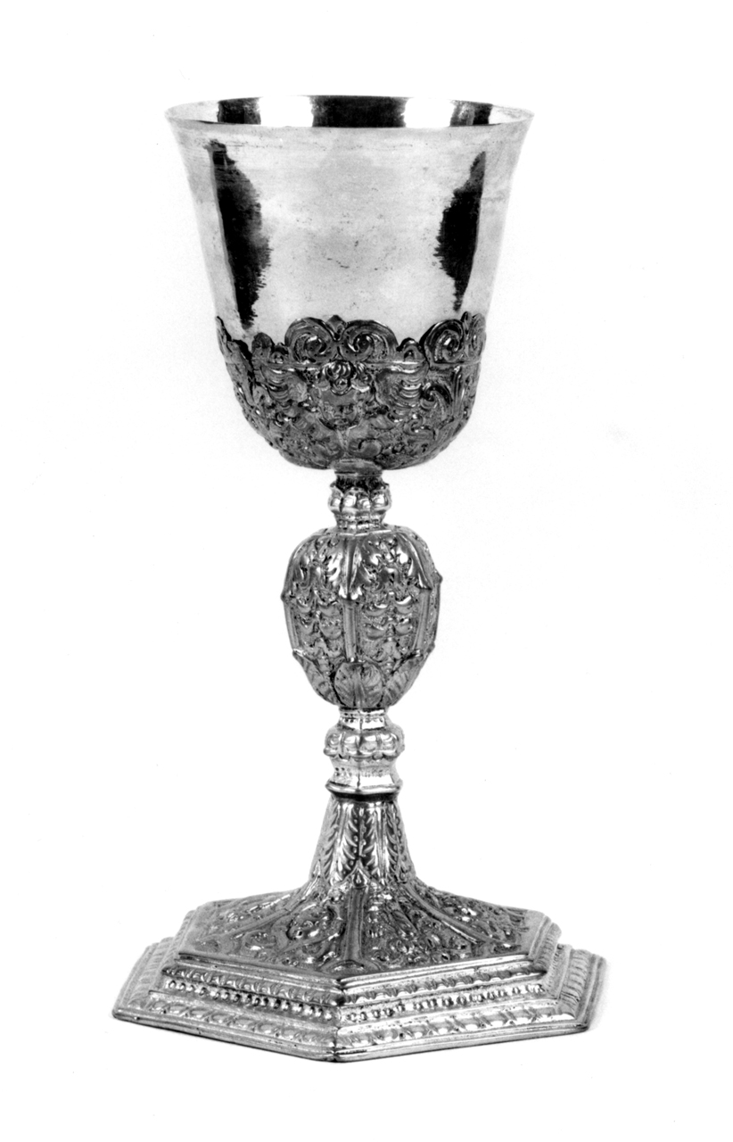 calice - bottega senese (prima metà sec. XVII)