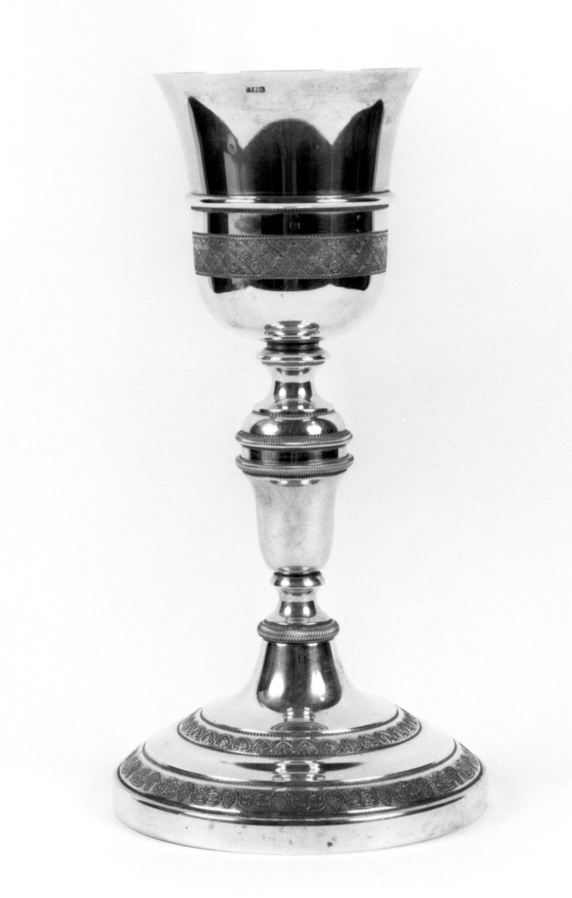 calice - bottega senese (primo quarto sec. XIX)