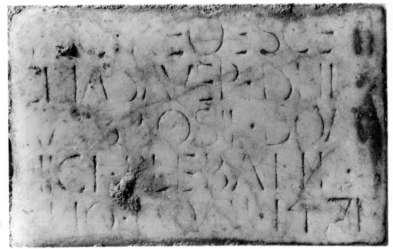 lapide - bottega toscana (sec. XV)