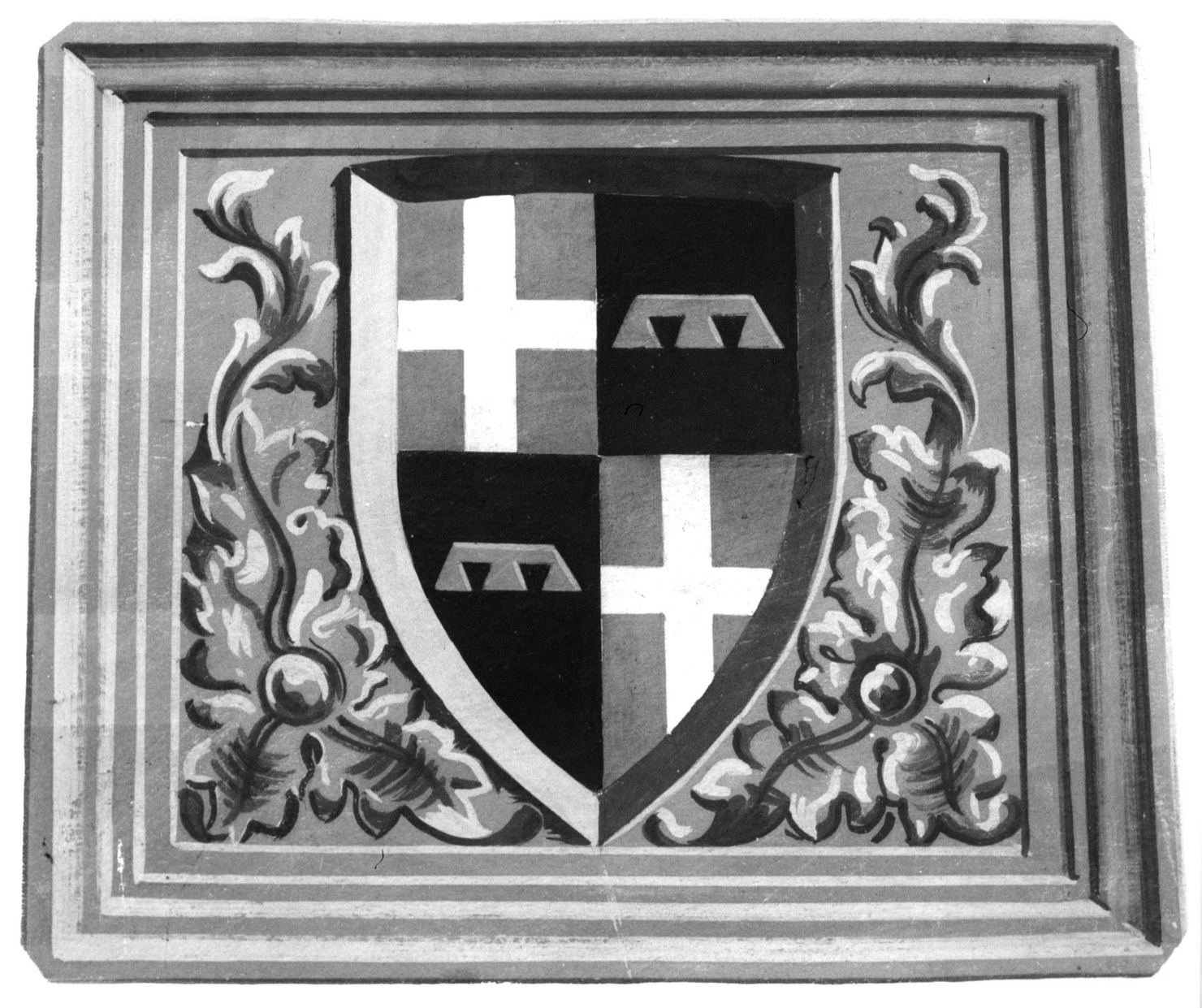 stemma gentilizio (dipinto) - ambito toscano (sec. XX)