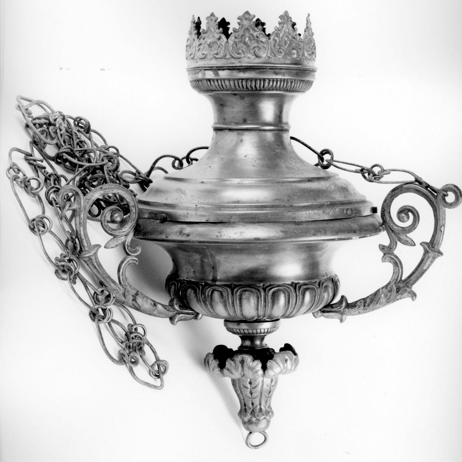 lampada pensile - bottega toscana (seconda metà sec. XIX)